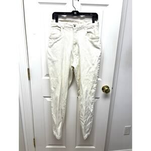 Irene Allison Jeans, Off White 80s 90s High Rise VTG Mom Jeans, Women’s Size 14